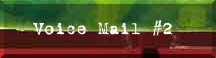 [Voice Mail #2]